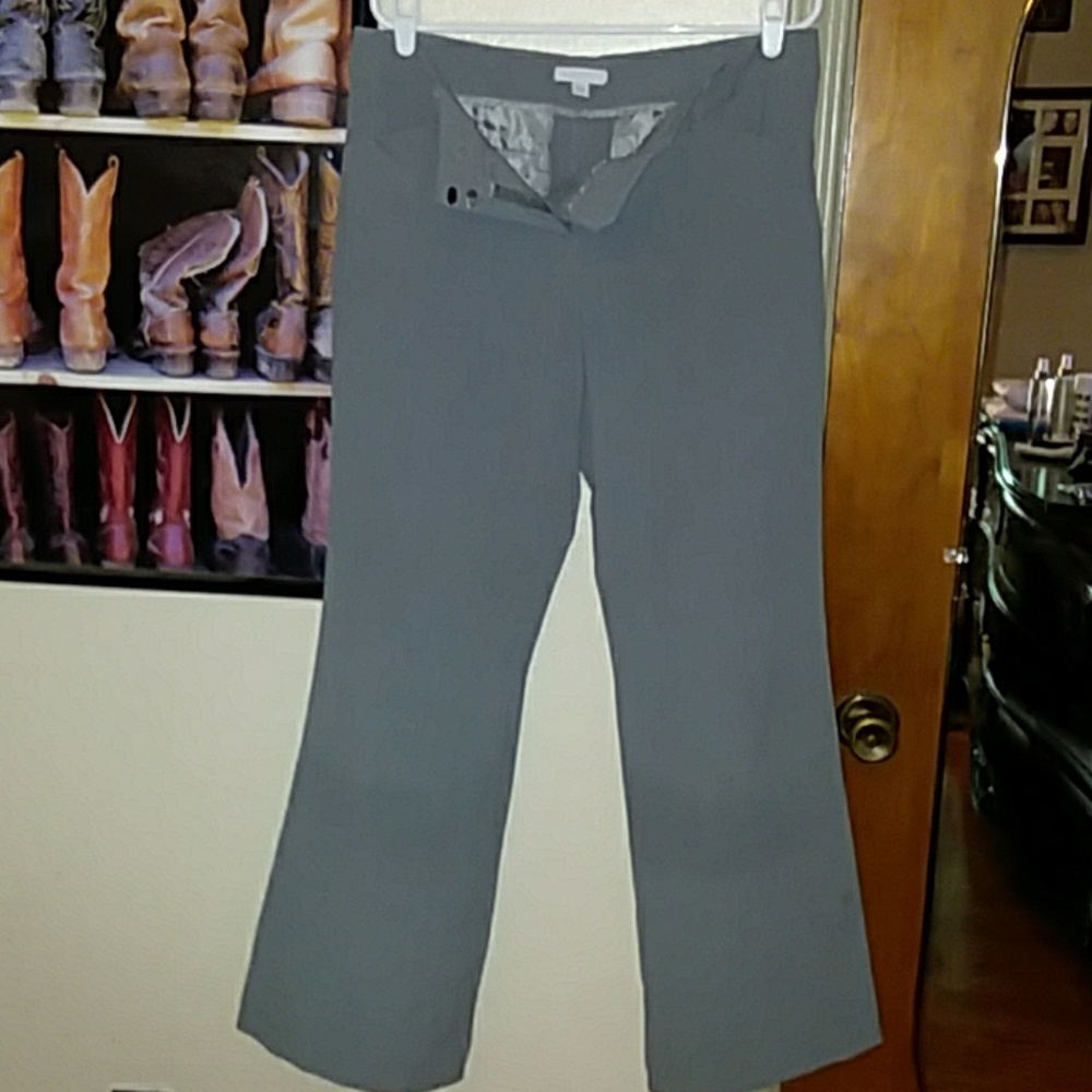 NY&Co Gray Stretch Dress Pants